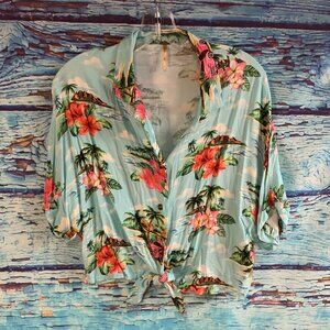 Harlow Floral Button Down Blouse